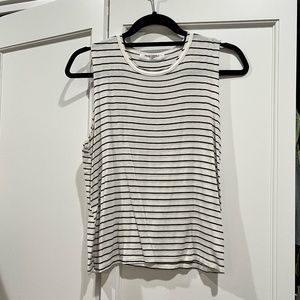 PROJECT SOCIAL T Striped Tank Top (W Small)